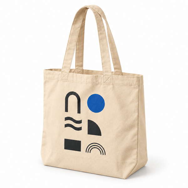 Everyday Tote - Object Index, alternate view on a white background