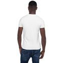 Original Unisex Tee - White, on model - back on a white background