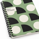 Patterns Notebook - Daily Patterns, artwork detail on a white background