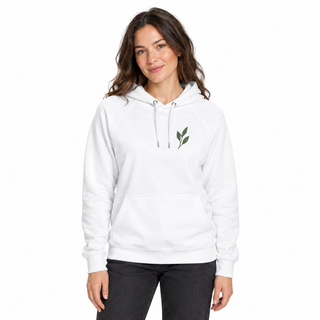 Recovery Hoodie - Herbarium, on model on a white background