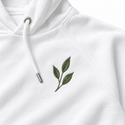 Recovery Hoodie - Herbarium, artwork detail on a white background