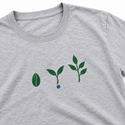 Studio Tee - Growth Study, artwork detail on a white background